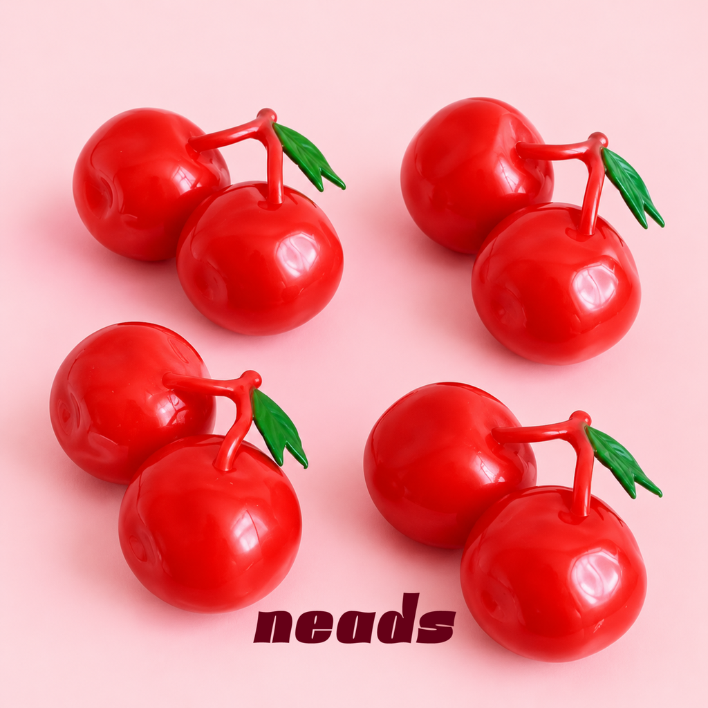 Large Double Cherry Vaseline Squishy – Non-Rising Toy