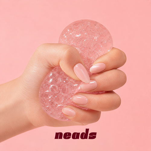 Crystal Drop Sculpting Squishy | Moldable Jelly & Bead Sensory Toy ｜neads