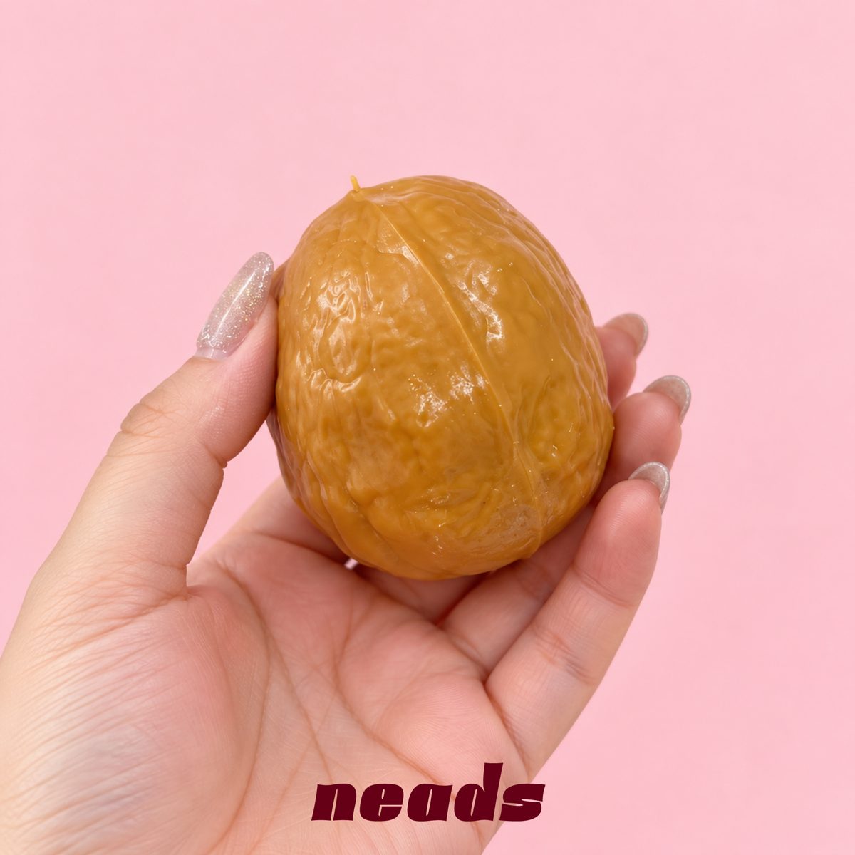 Mini Walnut Crispy Crunch Squishy – ASMR Sensory Toy