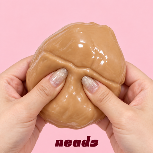 Pecan Deep Crunch Squishy – Nutshell ASMR Toy