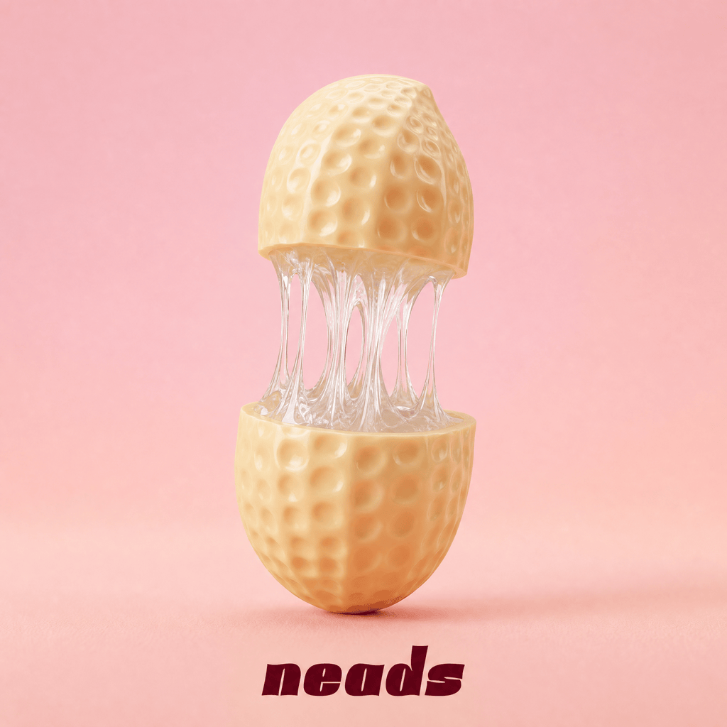 ASMR Peanut Crunch Squishy｜neads Handcrafted Sensory Toy - neads studio
