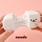 [B-Grade Sale] Adorable Seal Tofu Squishy | Ultra-Soft Sensory Fidget | Crunchy Block or Buttery Rice Texture Handcrafted Sensory Toy - neads studio