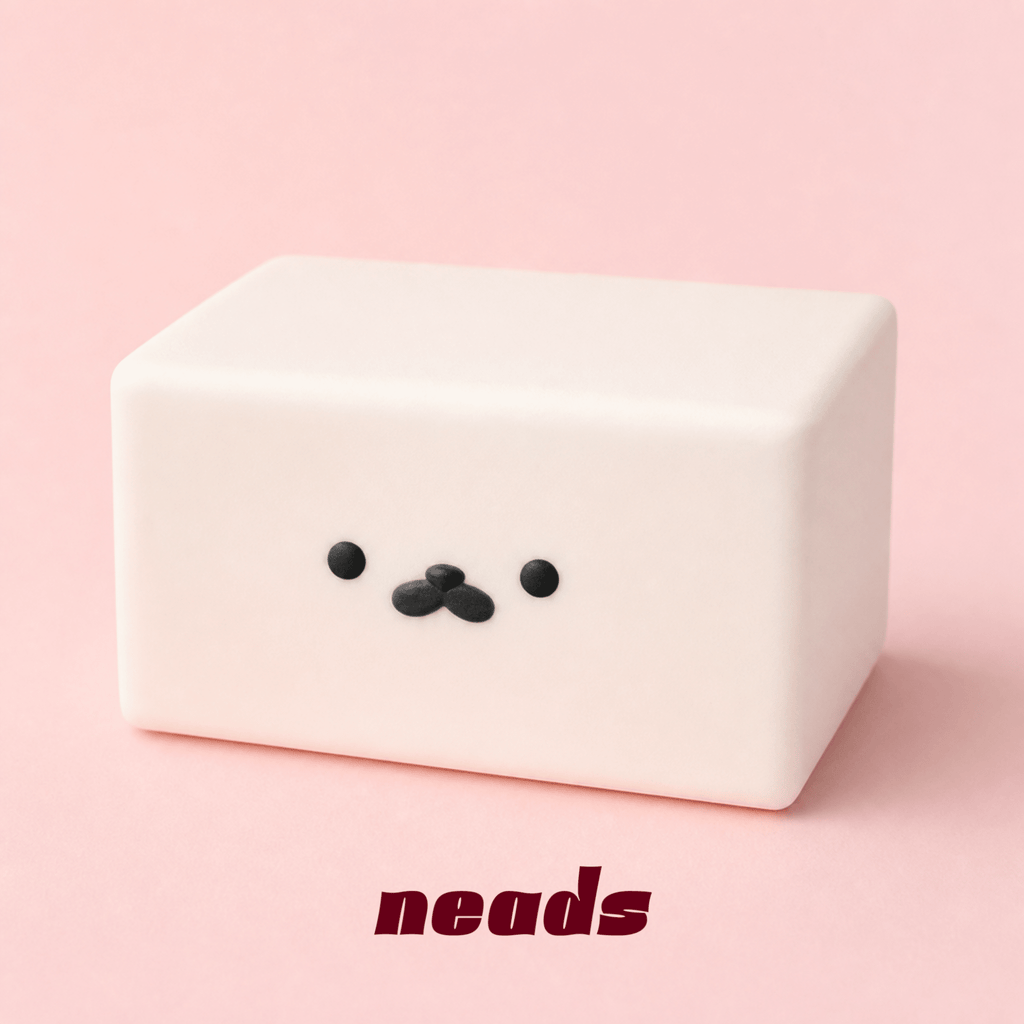 [B-Grade Sale] Adorable Seal Tofu Squishy | Ultra-Soft Sensory Fidget | Crunchy Block or Buttery Rice Texture Handcrafted Sensory Toy - neads studio