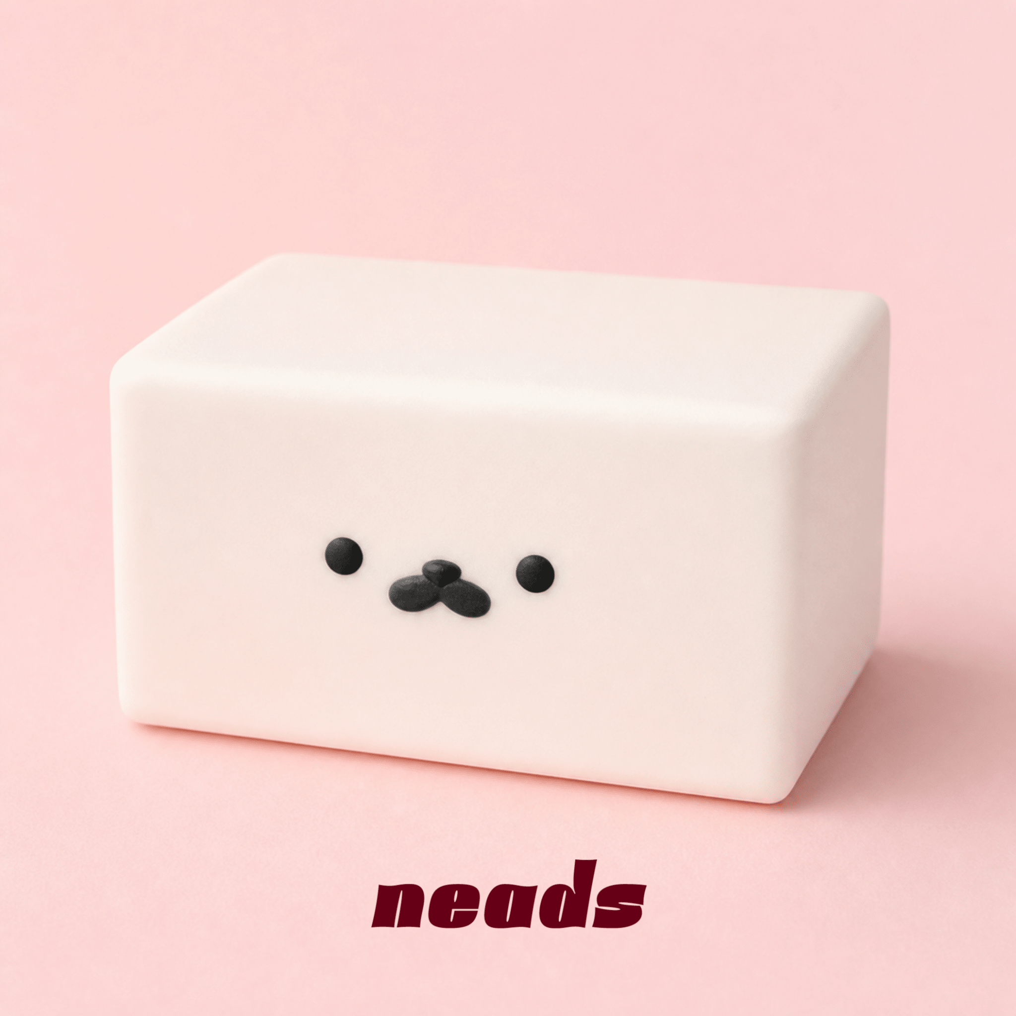[B-Grade Sale] Adorable Seal Tofu Squishy | Ultra-Soft Sensory Fidget | Crunchy Block or Buttery Rice Texture Handcrafted Sensory Toy - neads studio