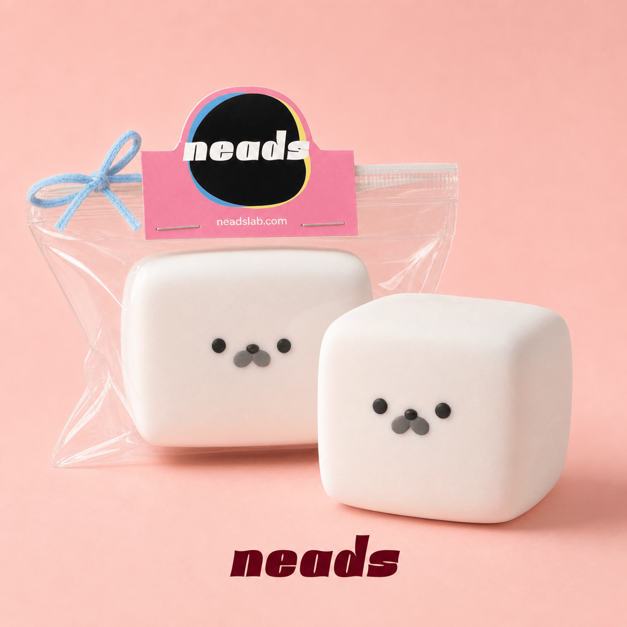 [B-Grade Sale] Adorable Seal Tofu Squishy | Ultra-Soft Sensory Fidget | Crunchy Block or Buttery Rice Texture Handcrafted Sensory Toy - neads studio