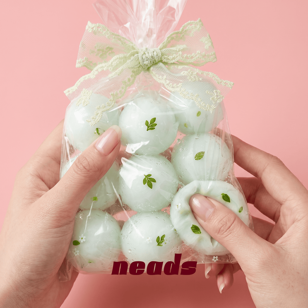 Botanical 9-Pop Wax Bag Exclusive Destructible Squishy Pouch｜neads Handcrafted Sensory Toy - neads studio
