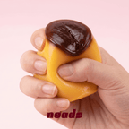 Caramel Pudding Crunch Sticky Sensory Squishy｜ neads Handcrafted Sensory Toy - neads studio