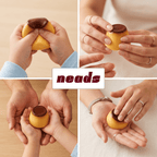 Caramel Pudding Crunch Sticky Sensory Squishy｜ neads Handcrafted Sensory Toy - neads studio