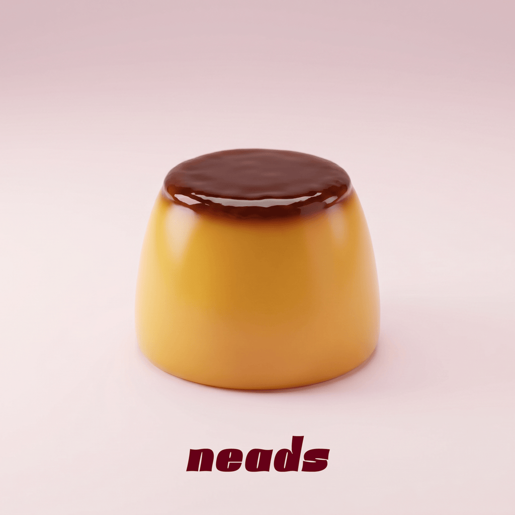 Caramel Pudding Crunch Sticky Sensory Squishy｜ neads Handcrafted Sensory Toy - neads studio