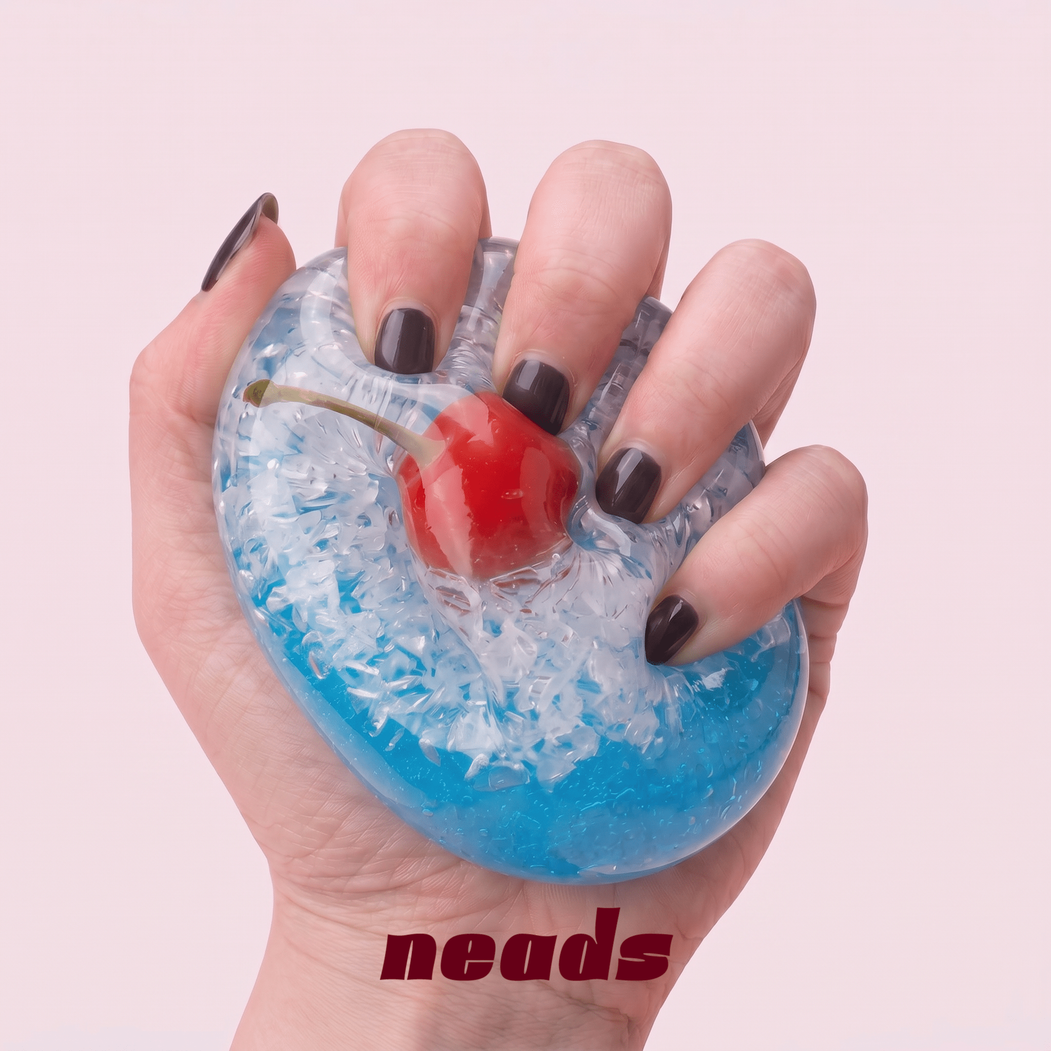Cherry Shaved Ice Special Edition Dual-Texture Stress Ball | neads Handcrafted Sensory Toy - neads studio