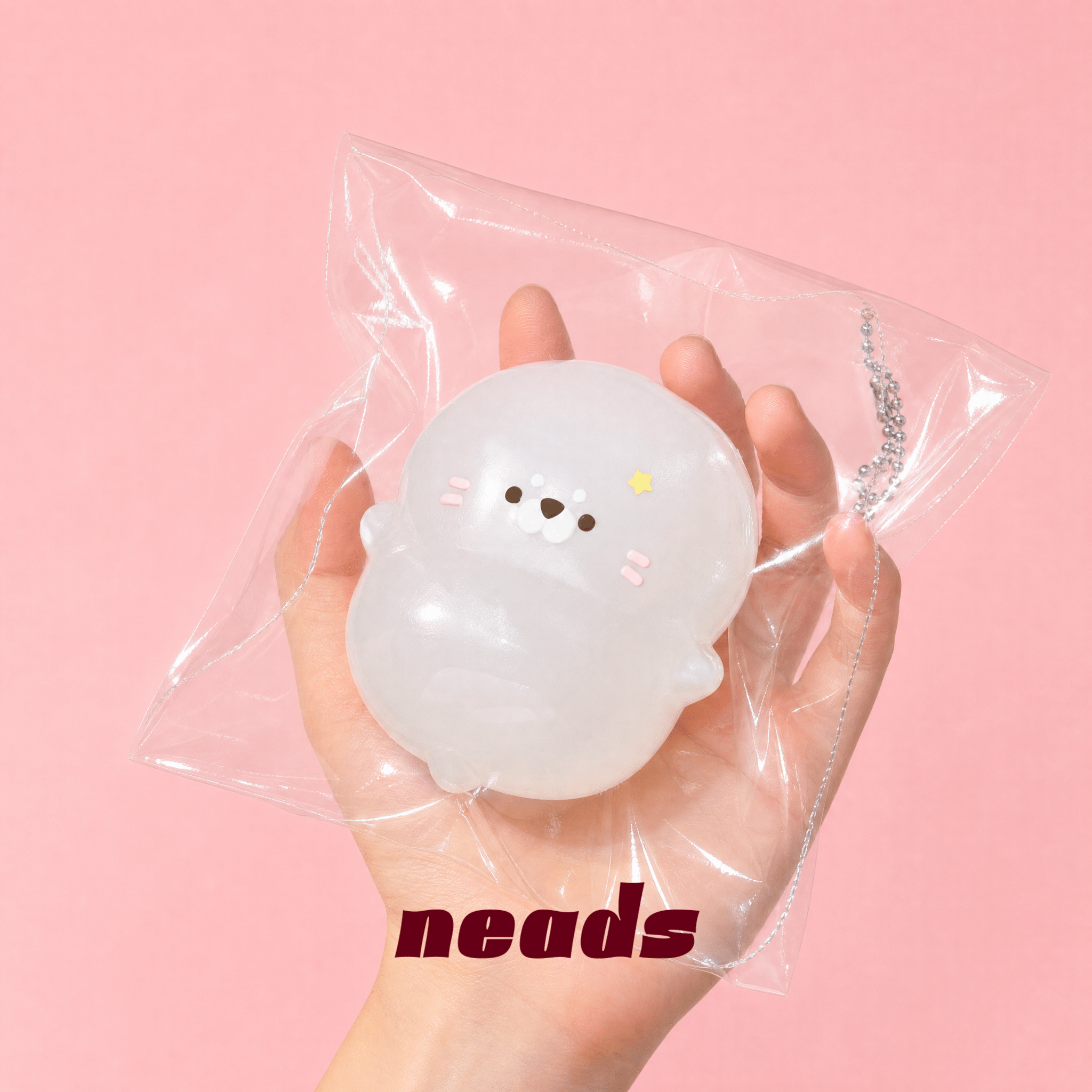 Chubby Seal Mochi Dual-Size Sensory Squishy｜neads Handcrafted Sensory Toy - neads studio