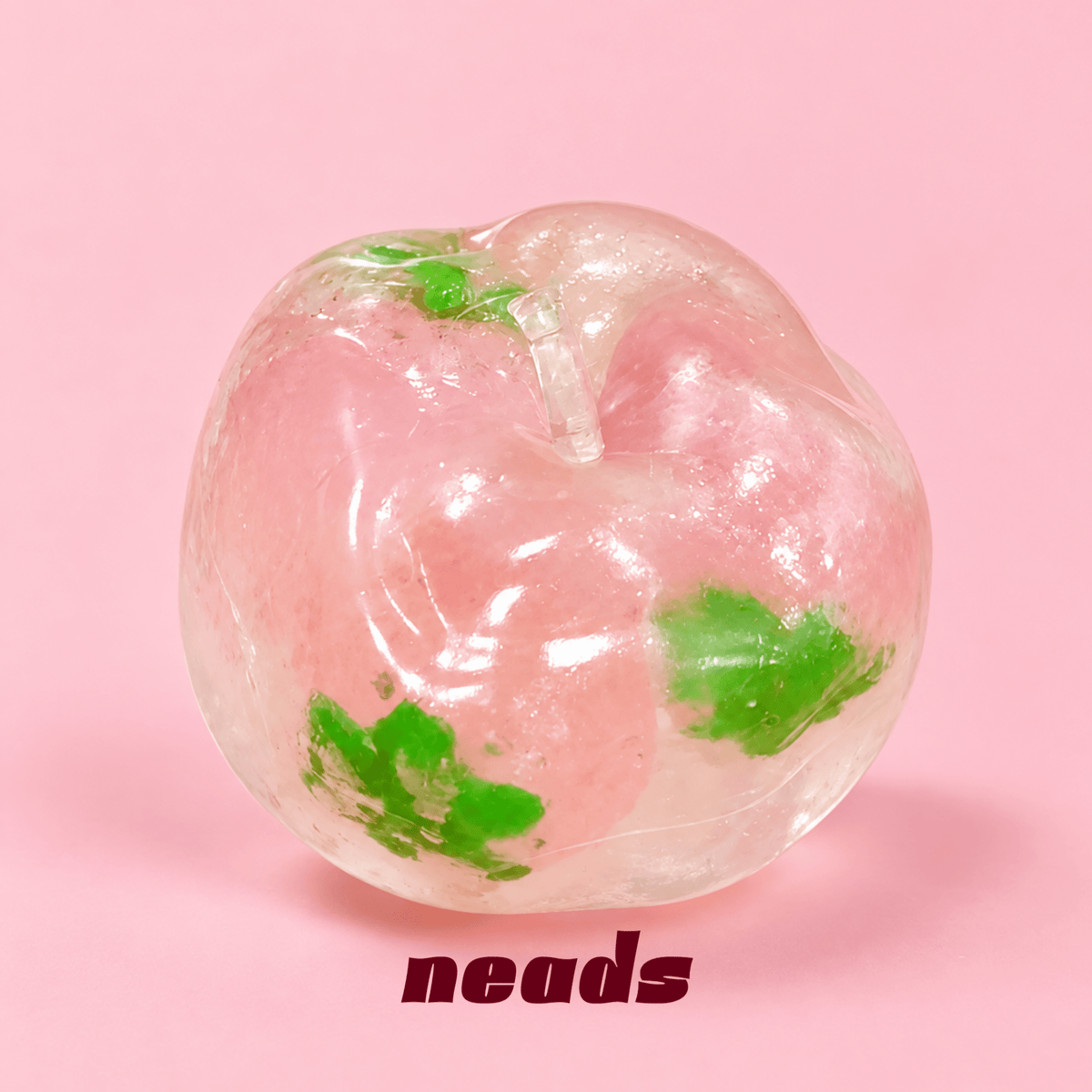 Clear Apple Fruit-Piece Squishy – Vaseline Sensory Toy Handcrafted Sensory Toy - neads studio