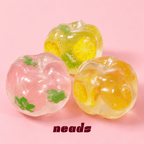 Clear Apple Fruit-Piece Squishy – Vaseline Sensory Toy Handcrafted Sensory Toy - neads studio