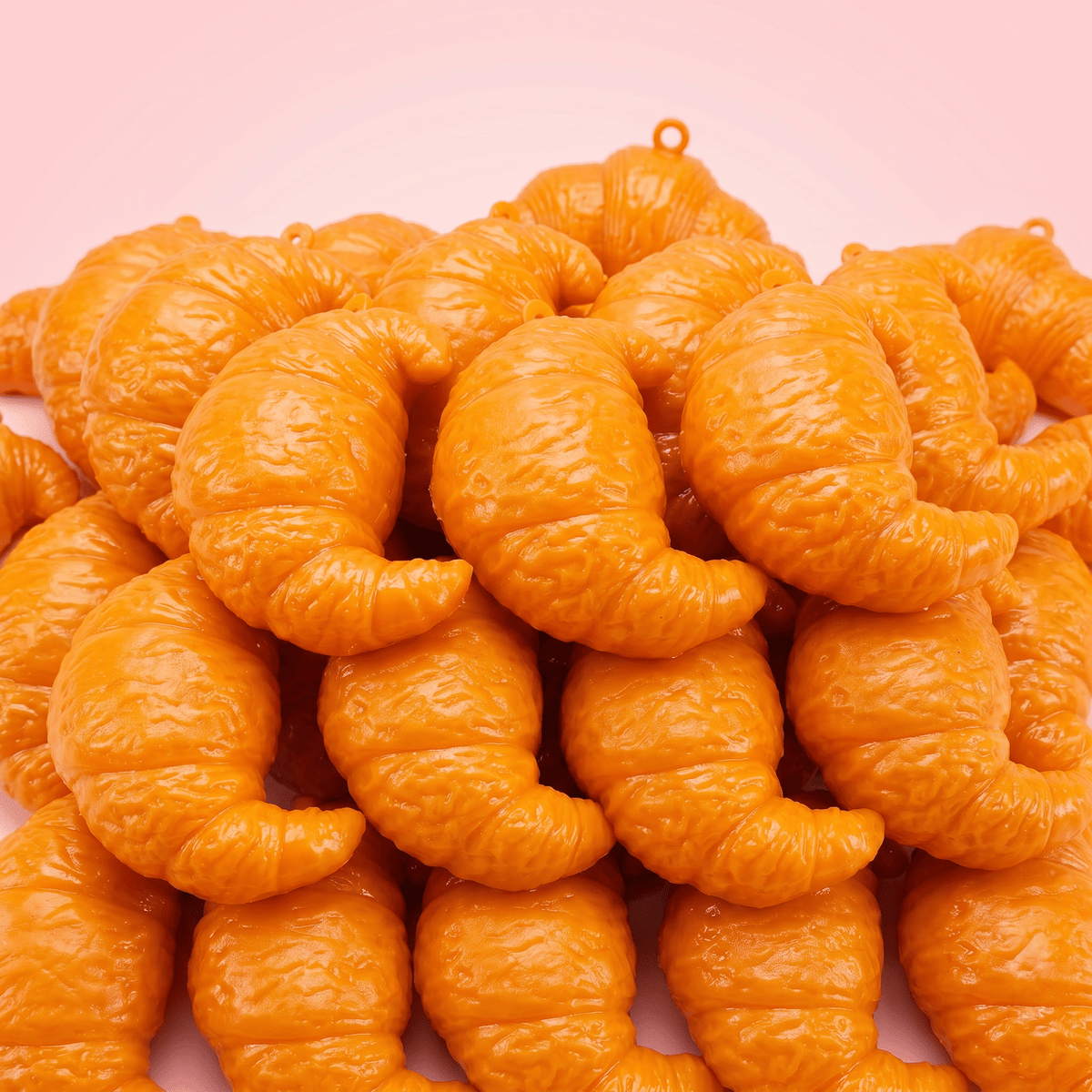 Crispy Croissant Charm Squishy & Bag Accessory｜neads Handcrafted Sensory Toy - neads studio