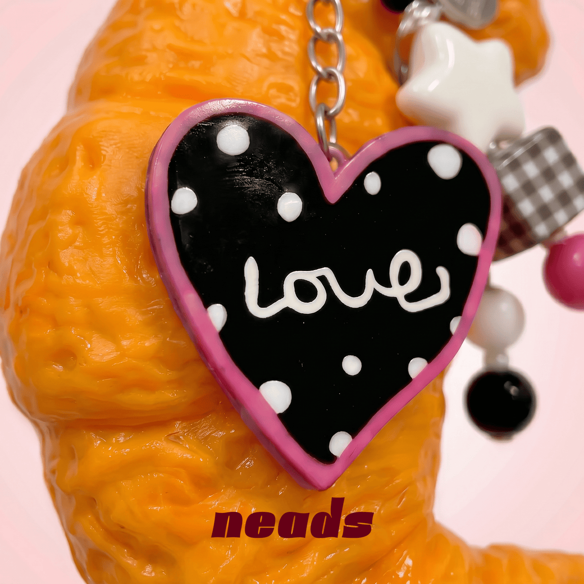 Crispy Croissant Charm Squishy & Bag Accessory｜neads Handcrafted Sensory Toy - neads studio
