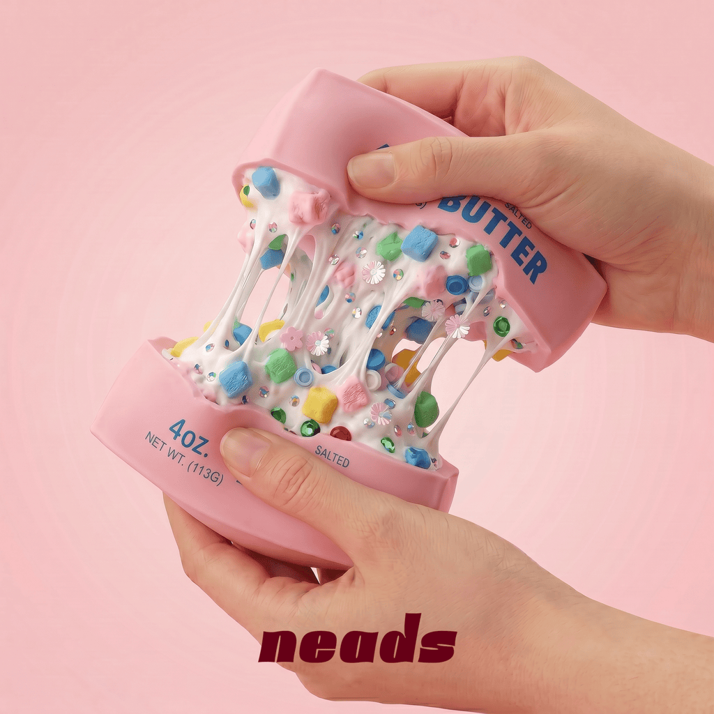 Crunchy Butter Stick ASMR Sensory Squishy｜neads Handcrafted Sensory Toy - neads studio