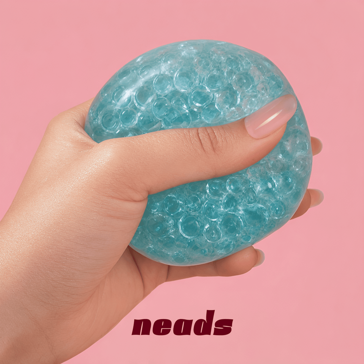 Crystal Drop Sculpting Squishy | Moldable Jelly & Bead Sensory Toy ｜neads Handcrafted Sensory Toy - neads studio