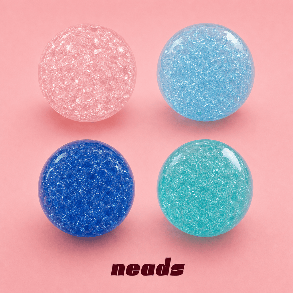 Crystal Drop Sculpting Squishy | Moldable Jelly & Bead Sensory Toy ｜neads Handcrafted Sensory Toy - neads studio