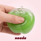 Crystal Green Apple Transparent Icee Squishy｜ neads Handcrafted Sensory Toy - neads studio