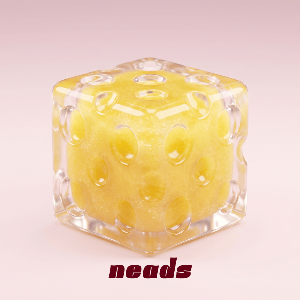 Crystal Icee Cheese Mini Moldable Sensory Squishy ｜neads Handcrafted Sensory Toy - neads studio