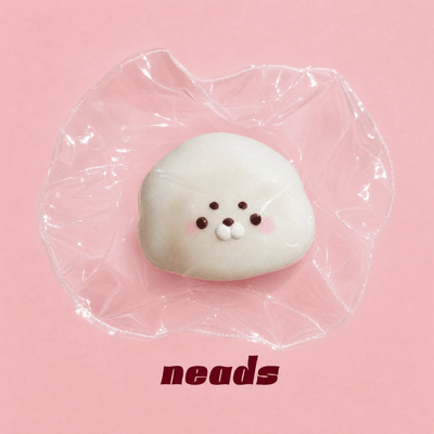 Cute Seal Mochi Dumpling Translucent Pocket Squishy｜neads Handcrafted Sensory Toy - neads studio