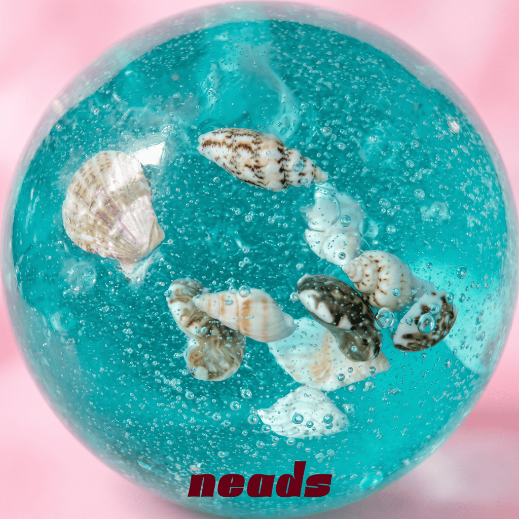 Deep Ocean Maltose Ball Real Seashell Sensory Toy | neads Handcrafted Sensory Toy - neads studio