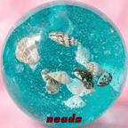 Deep Ocean Maltose Ball Real Seashell Sensory Toy | neads Handcrafted Sensory Toy - neads studio