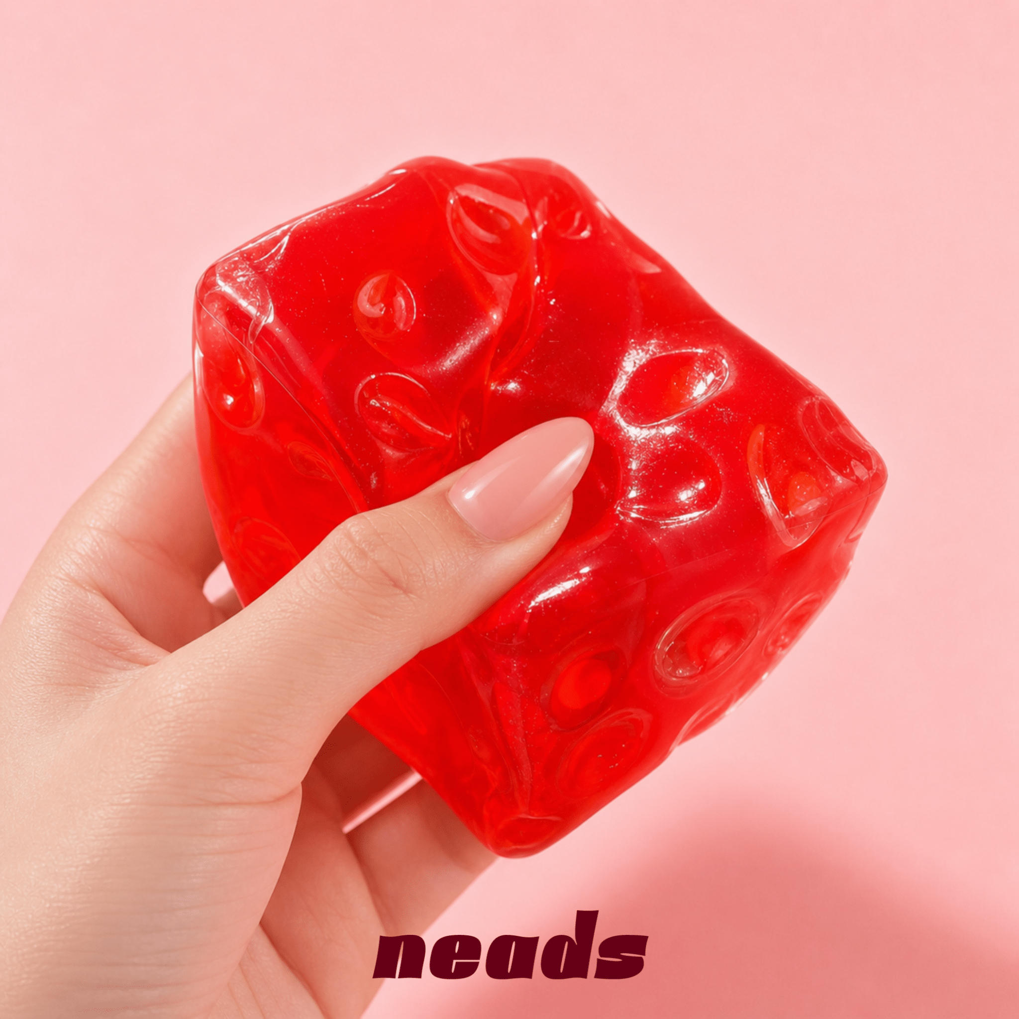 Dreamy AI Translucent Vaseline Cheese Squishy | Super Soft Moldable Jelly Sensory Toy Handcrafted Sensory Toy - neads studio