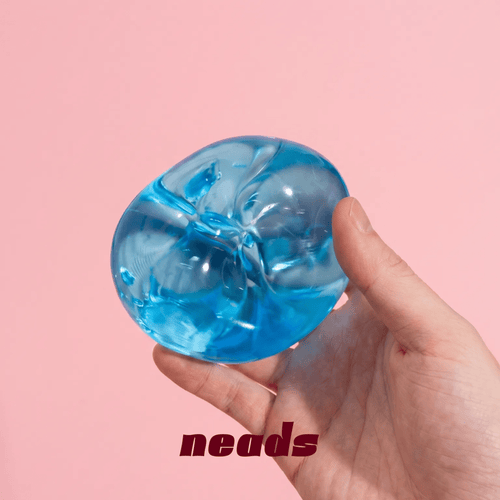 Dreamy Blueberry Coconut Firm Clear Squishy｜neads Handcrafted Sensory Toy - neads studio
