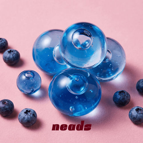 Dreamy Blueberry Coconut Firm Clear Squishy｜neads Handcrafted Sensory Toy - neads studio