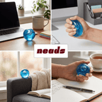 Dreamy Blueberry Coconut Firm Clear Squishy｜neads Handcrafted Sensory Toy - neads studio