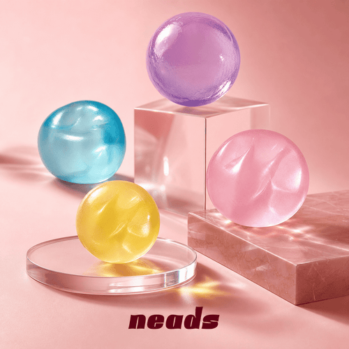 Dreamy Translucent Vaseline Squishy Ball | Silent Sensory Fidget | Mini Moldable Toy Handcrafted Sensory Toy - neads studio