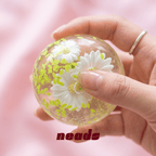 Fresh Daisy Maltose Core Crystal Floral Squishy | neads Handcrafted Sensory Toy - neads studio