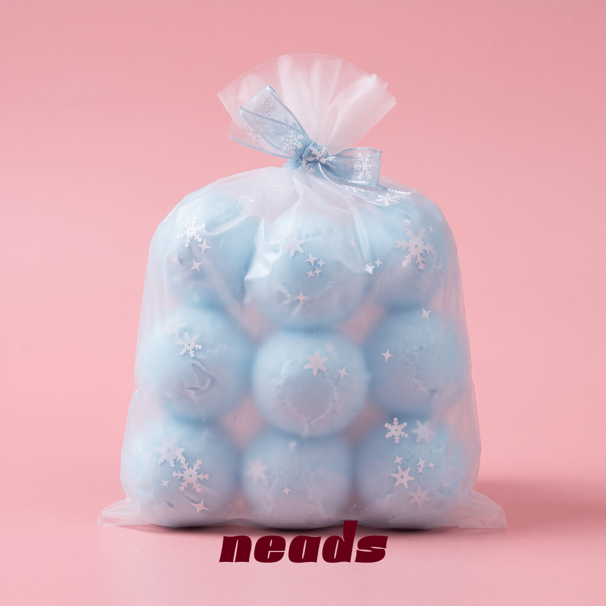 Frosted 9-Pop Wax Bag Exclusive Destructible Squishy Pouch｜neads Handcrafted Sensory Toy - neads studio