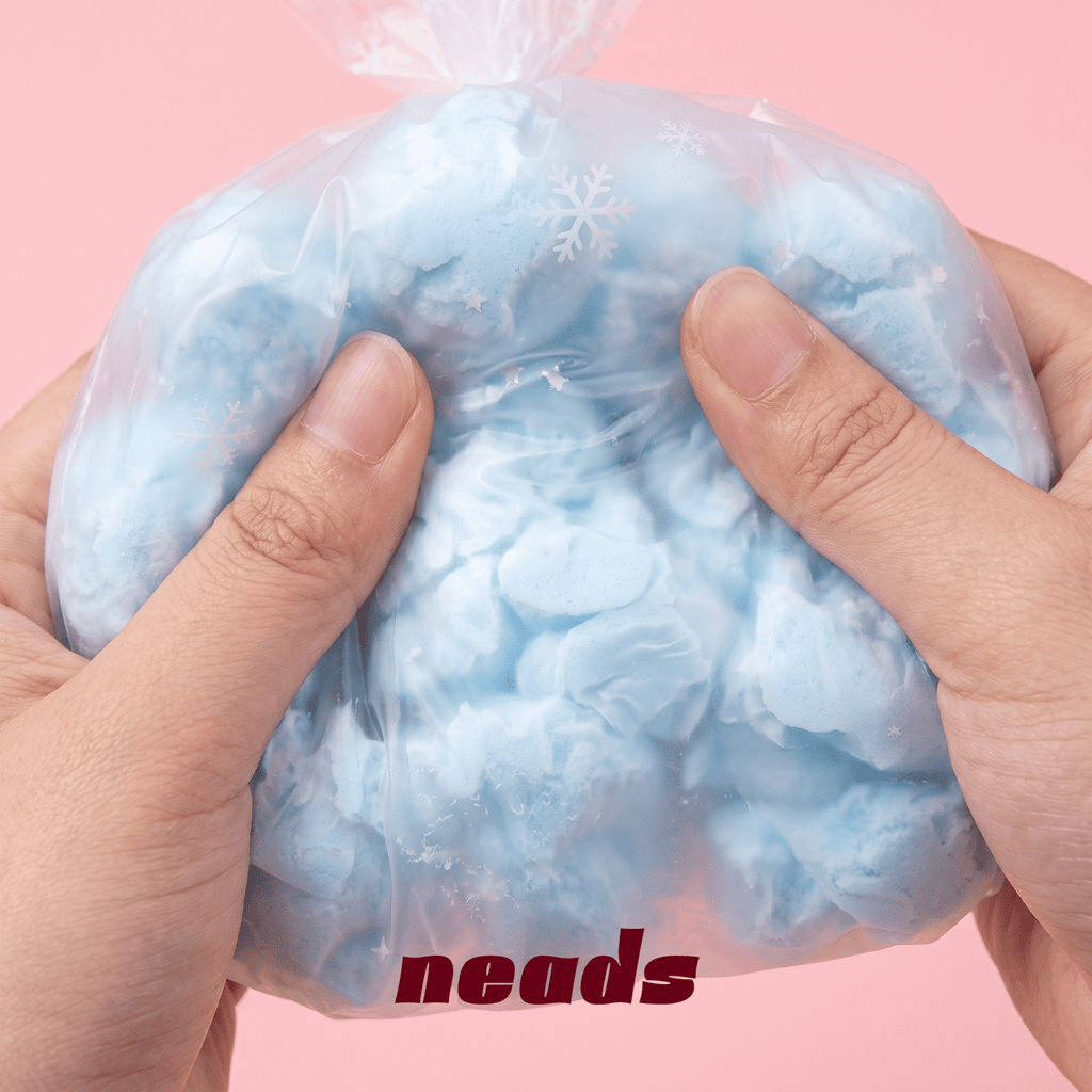 Frosted 9-Pop Wax Bag Exclusive Destructible Squishy Pouch｜neads Handcrafted Sensory Toy - neads studio
