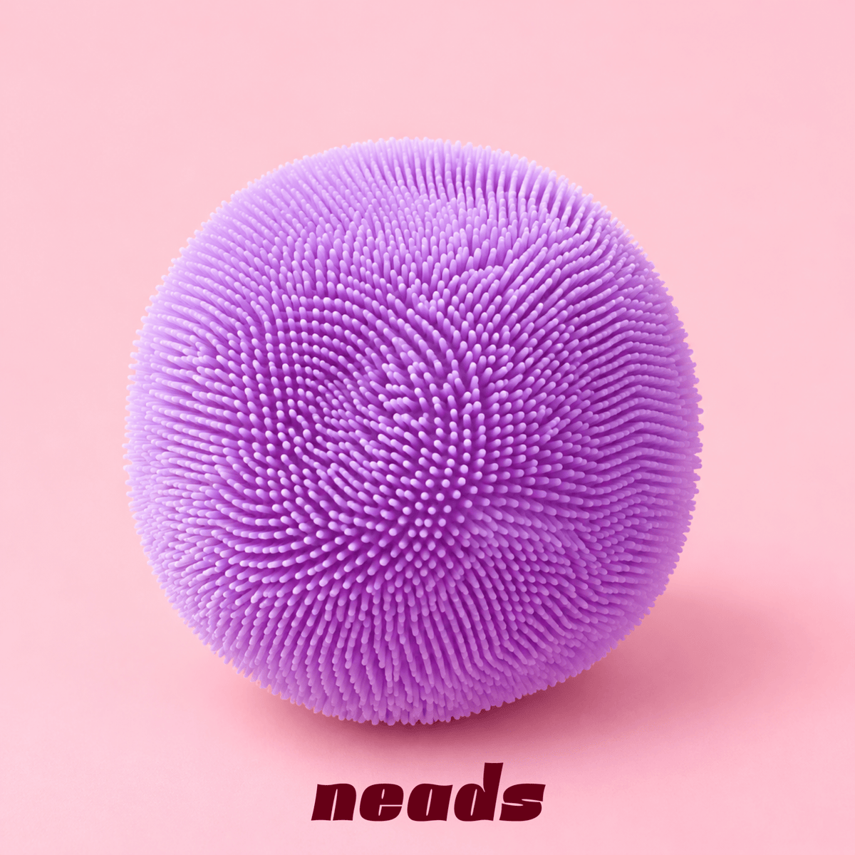 Fuzzy Texture Ball Vaseline Squishy – 3 Colors Handcrafted Sensory Toy - neads studio