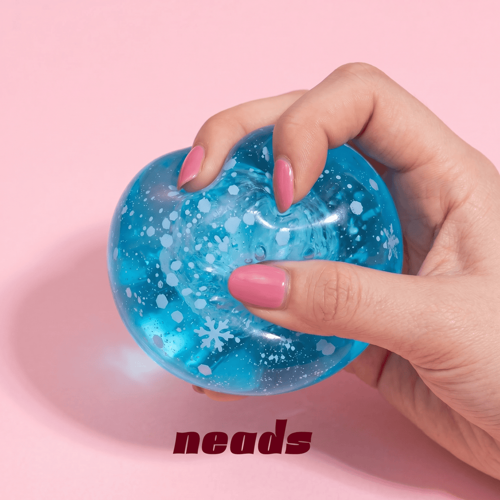 Glacier Snowball Coconut Dual-Texture Sensory Dough｜neads Handcrafted Sensory Toy - neads studio