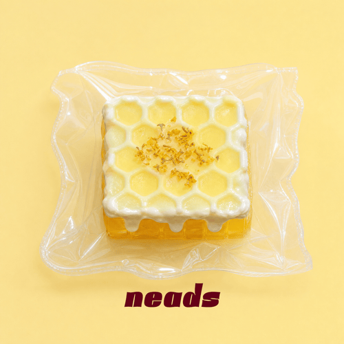 Golden Honeycomb Morsel Sticky Silicone Squishy｜neads Handcrafted Sensory Toy - neads studio