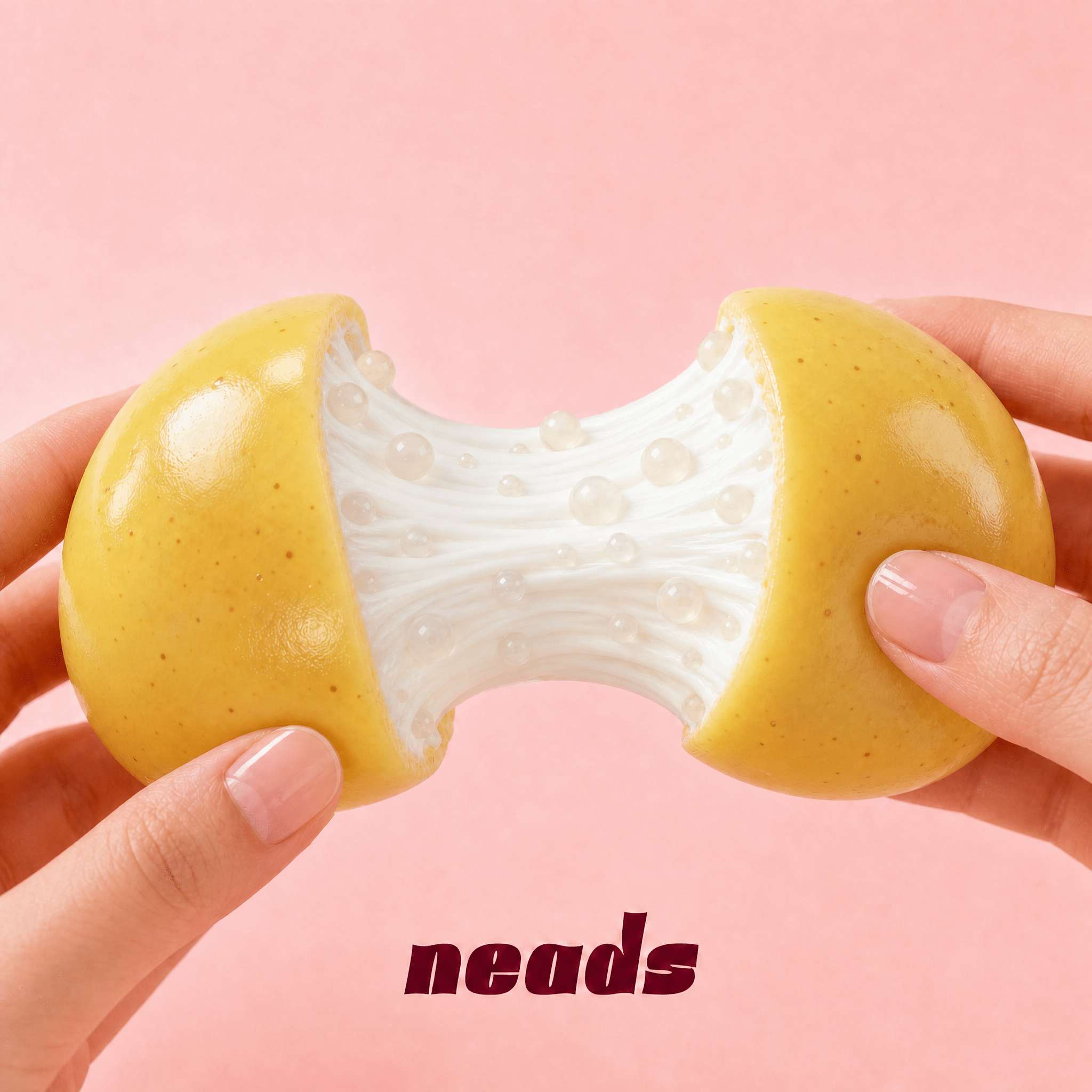 Golden Potato Crunch Ultra-Soft Handmade Squishy ｜ neads Handcrafted Sensory Toy - neads studio
