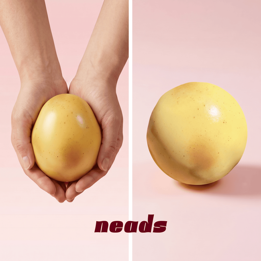 Golden Potato Crunch Ultra-Soft Handmade Squishy ｜ neads Handcrafted Sensory Toy - neads studio