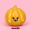 Halloween Devil Pumpkin Crunch Squishy – Limited Edition Handcrafted Sensory Toy - neads studio