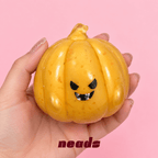 Halloween Devil Pumpkin Crunch Squishy – Limited Edition Handcrafted Sensory Toy - neads studio
