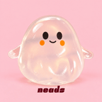 Halloween Ultra-Soft Ghost Squishy – Non-Rising Toy Handcrafted Sensory Toy - neads studio