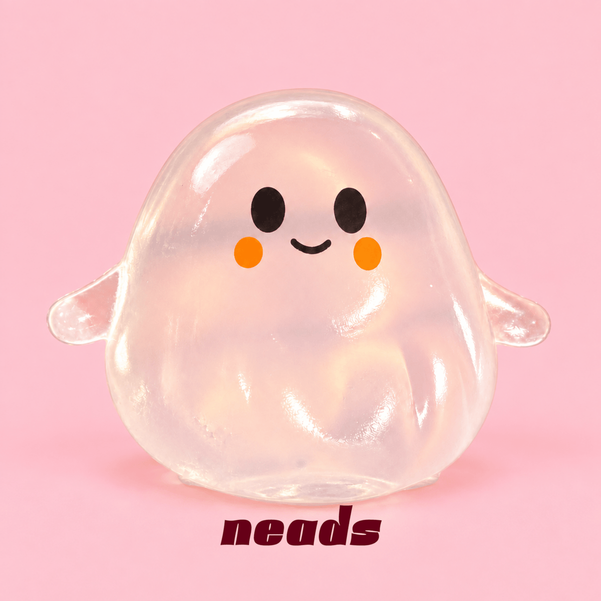 Halloween Ultra-Soft Ghost Squishy – Non-Rising Toy Handcrafted Sensory Toy - neads studio