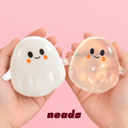 Halloween Ultra-Soft Ghost Squishy – Non-Rising Toy Handcrafted Sensory Toy - neads studio