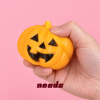 Halloween Ultra-Soft Pumpkin Squishy – Non-Rising Toy Handcrafted Sensory Toy - neads studio