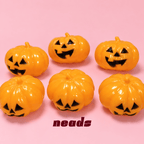 Halloween Ultra-Soft Pumpkin Squishy – Non-Rising Toy Handcrafted Sensory Toy - neads studio