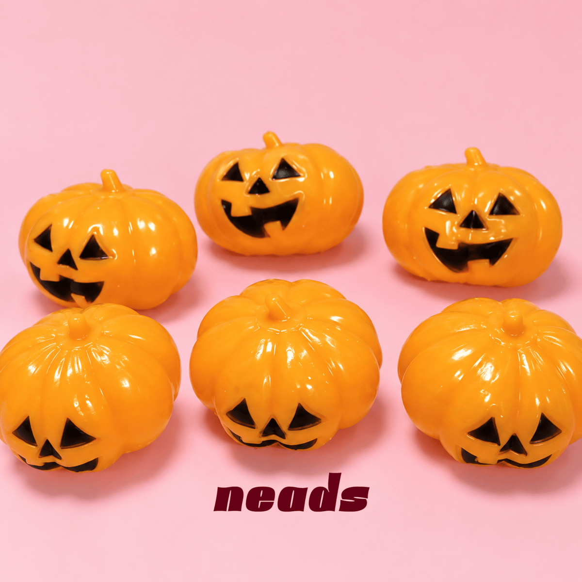 Halloween Ultra-Soft Pumpkin Squishy – Non-Rising Toy Handcrafted Sensory Toy - neads studio