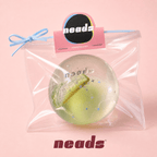 Handmade Maltose Melon Clear Squishy Ball | Glass-Like Aesthetic Fidget Handcrafted Sensory Toy - neads studio