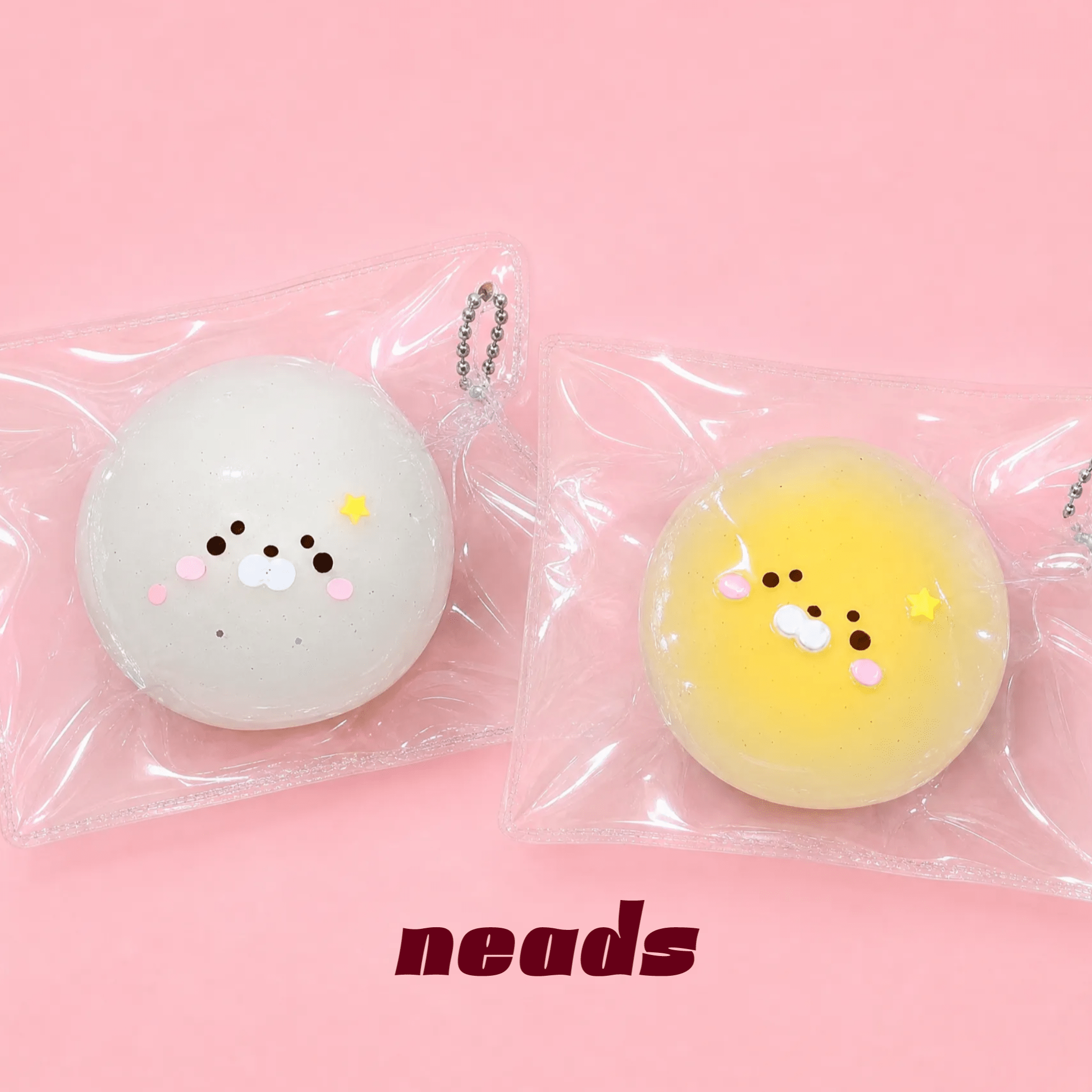 Jelly-Core Seal Mochi Translucent Pocket Squishy｜neads Handcrafted Sensory Toy - neads studio